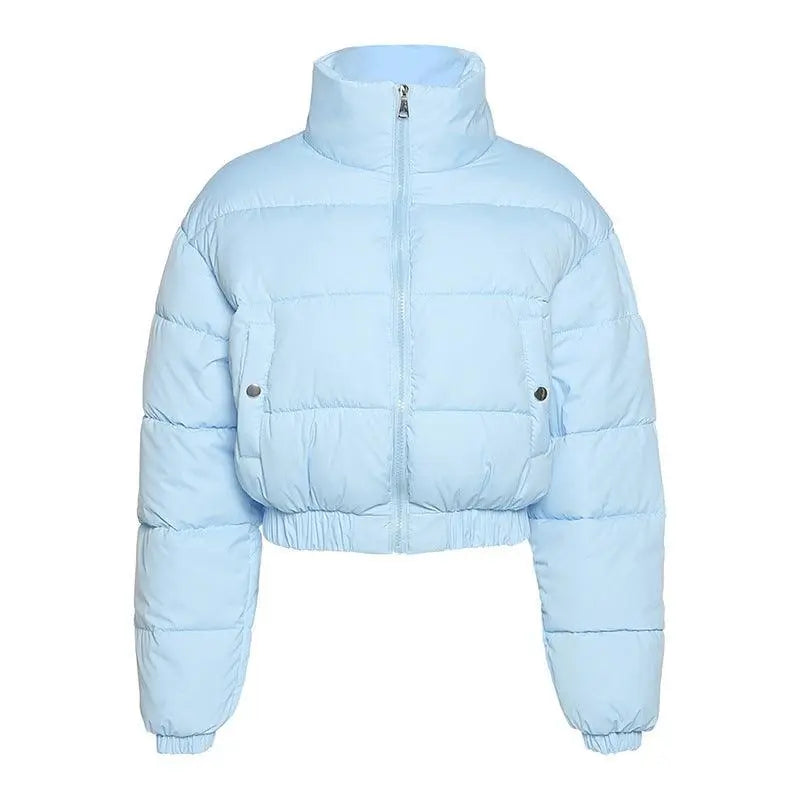 Collar Zipper Coat Women - WOMONA.COM