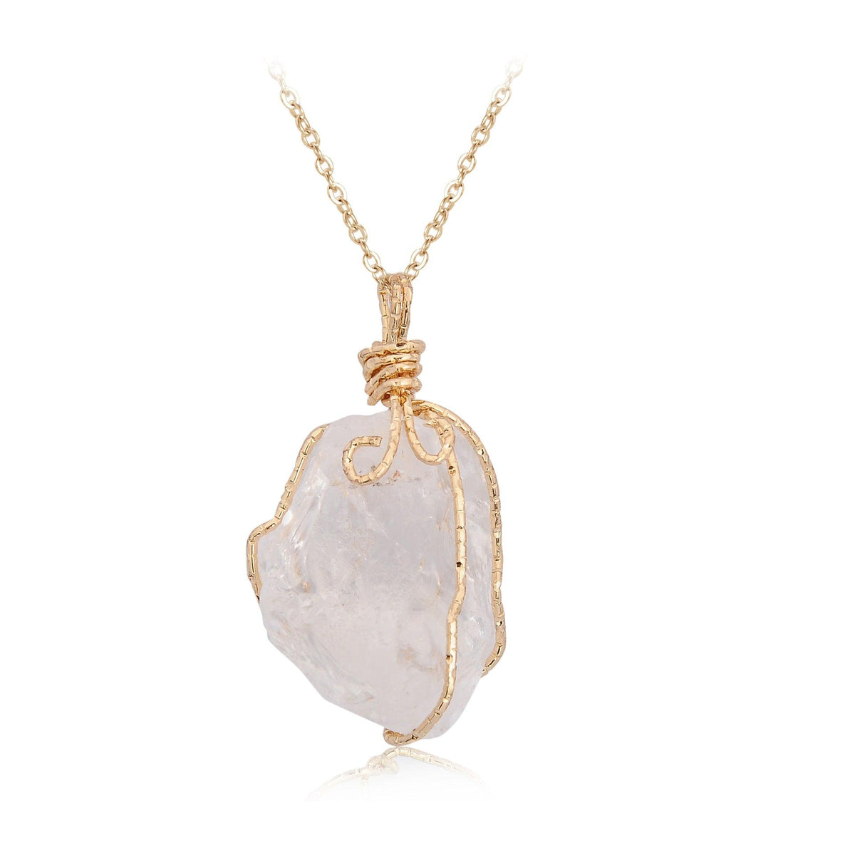 Natural stone pendant - WOMONA.COM