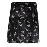 Butterfly print skirt - WOMONA.COM