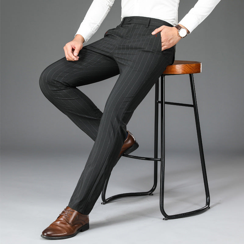 Men's business casual pants - WOMONA.COM