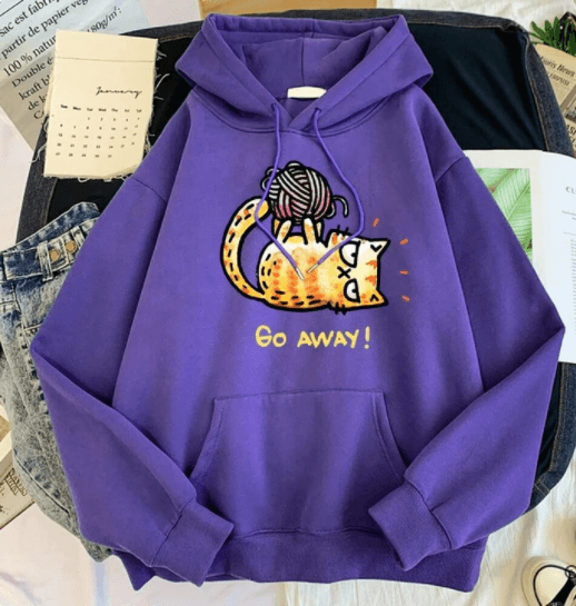 Creative Personality Pattern Hooded Sweater - WOMONA.COM