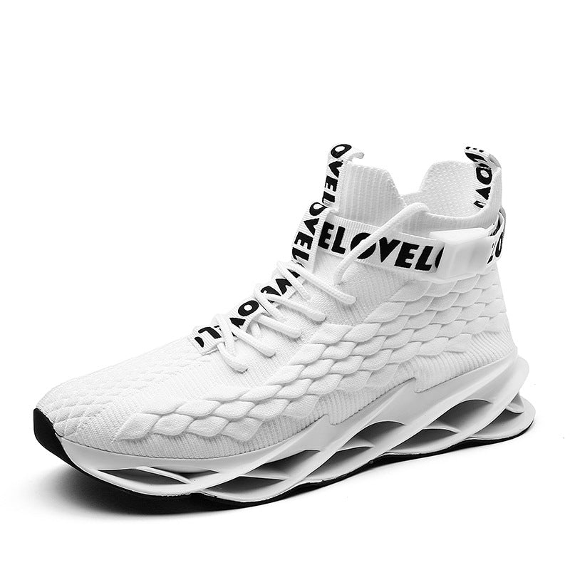 Flying woven mesh sneakers - WOMONA.COM