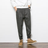 Striped casual pants harem pants - WOMONA.COM