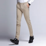 Casual pants stretch youth suit pants - WOMONA.COM