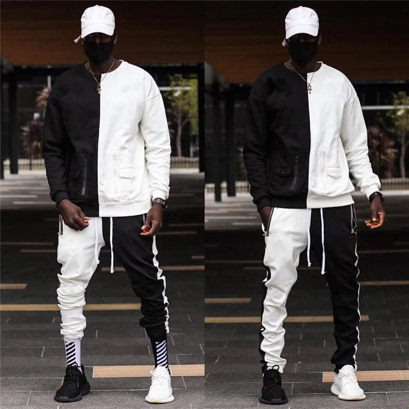 Fashion Sports Sweatshirt Sweatpants - WOMONA.COM