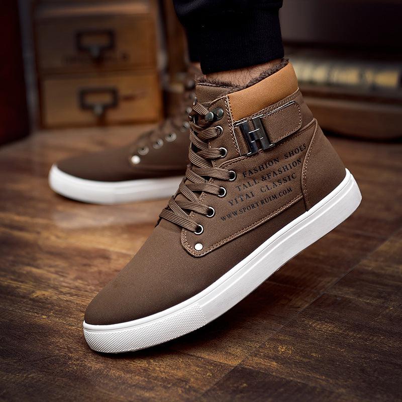 Autumn Leather Footwear For Man - WOMONA.COM