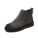 new fashion retro frosted short boots - WOMONA.COM