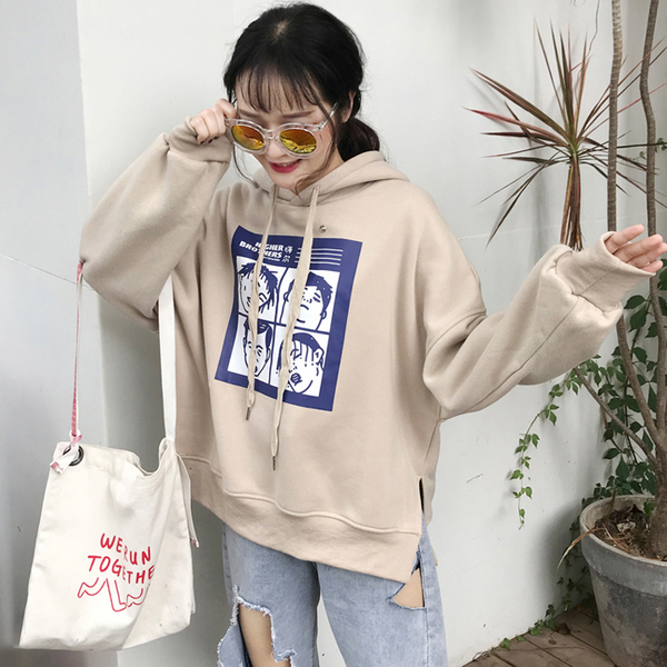 thickening Harajuku sweater - WOMONA.COM