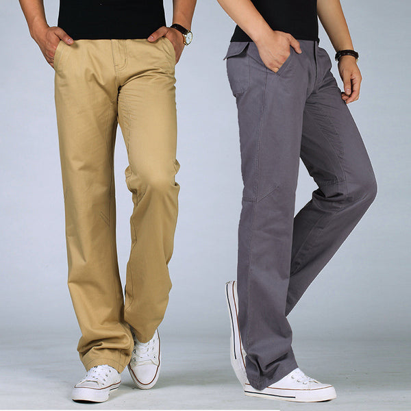 Pure cotton business casual pants - WOMONA.COM