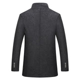 Business Gentleman Men's Coats Long - WOMONA.COM