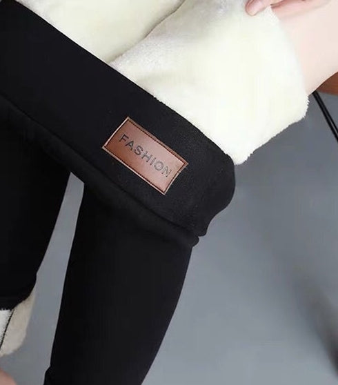 Women's lamb wool leggings - WOMONA.COM