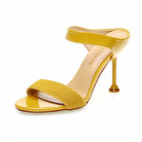 Net Red Stiletto High Heel Sandals - WOMONA.COM