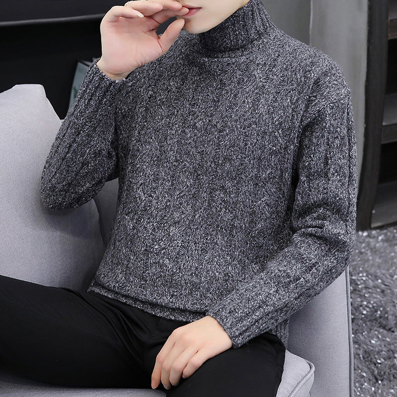 Casual Loose High Neck Sweater - WOMONA.COM