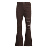 waist Slimming Denim Trousers Women - WOMONA.COM