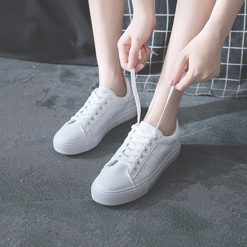 Lace-up Basic Sneakers Women - WOMONA.COM