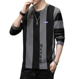 Striped Hoodie Long Sleeves For Men - WOMONA.COM