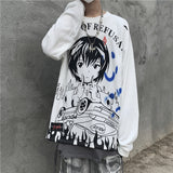 Cartoon Japanese Sweatshirt - WOMONA.COM