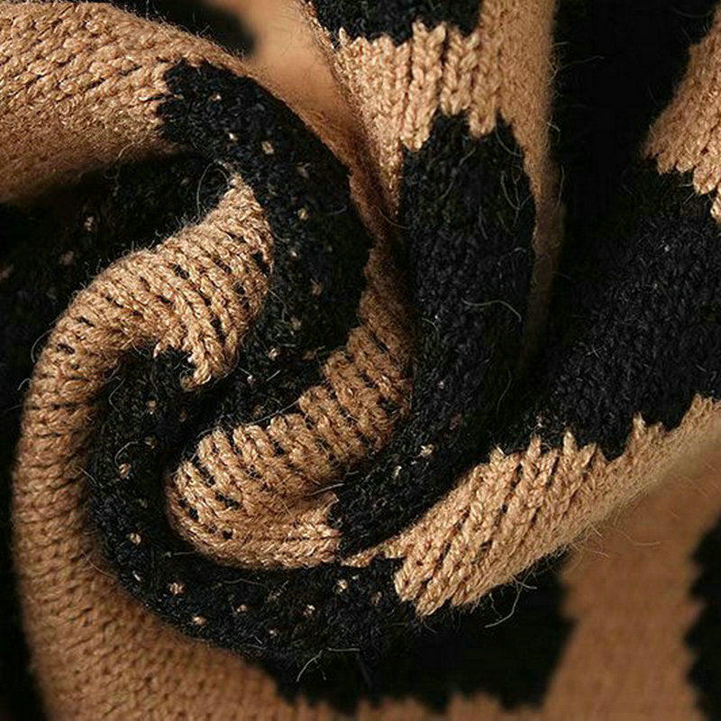 Leopard print pullover women - WOMONA.COM