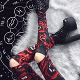 Gothic ladies tights - WOMONA.COM