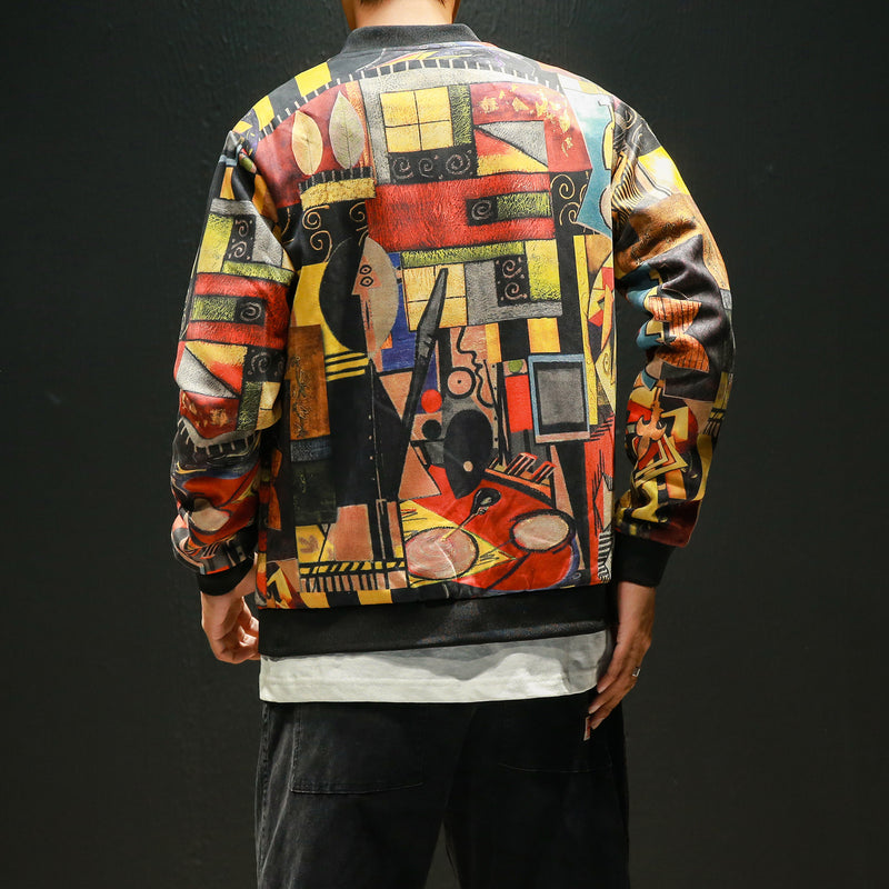 Digital Print Jacket Men's - WOMONA.COM