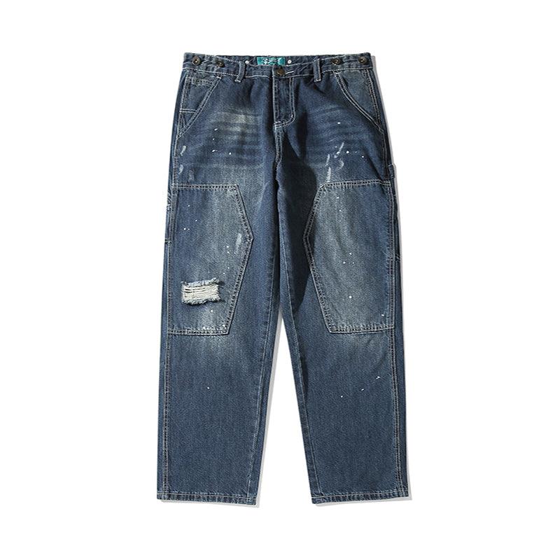 Men's washed jeans - WOMONA.COM