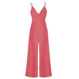 Elegant Jumpsuits Wide Leg Pants - WOMONA.COM