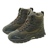 Cowhide Leather Military Shoes Men - WOMONA.COM