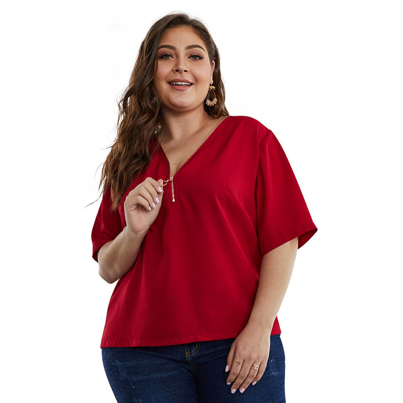 Plus-size plain coat Women - WOMONA.COM