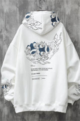 Dance Print Hooded Sweater Men - WOMONA.COM