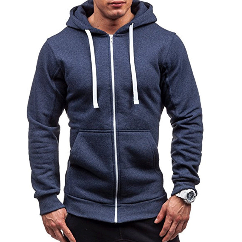 Men Black Hip Hop Mantle Hoodies - WOMONA.COM