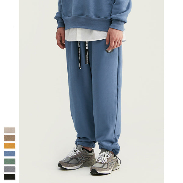 Men's drawstring knit stretch sweatpants - WOMONA.COM