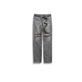 Zipper trousers jeans - WOMONA.COM