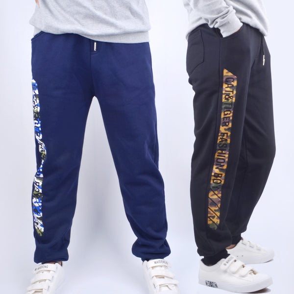 Boys Plus Fat Plus Fashion Sweatpants - WOMONA.COM