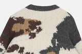 Loose Round Neck Sweater - WOMONA.COM