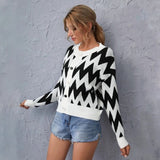 Long-sleevedSweater - WOMONA.COM