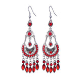 alloy crystal earrings women - WOMONA.COM