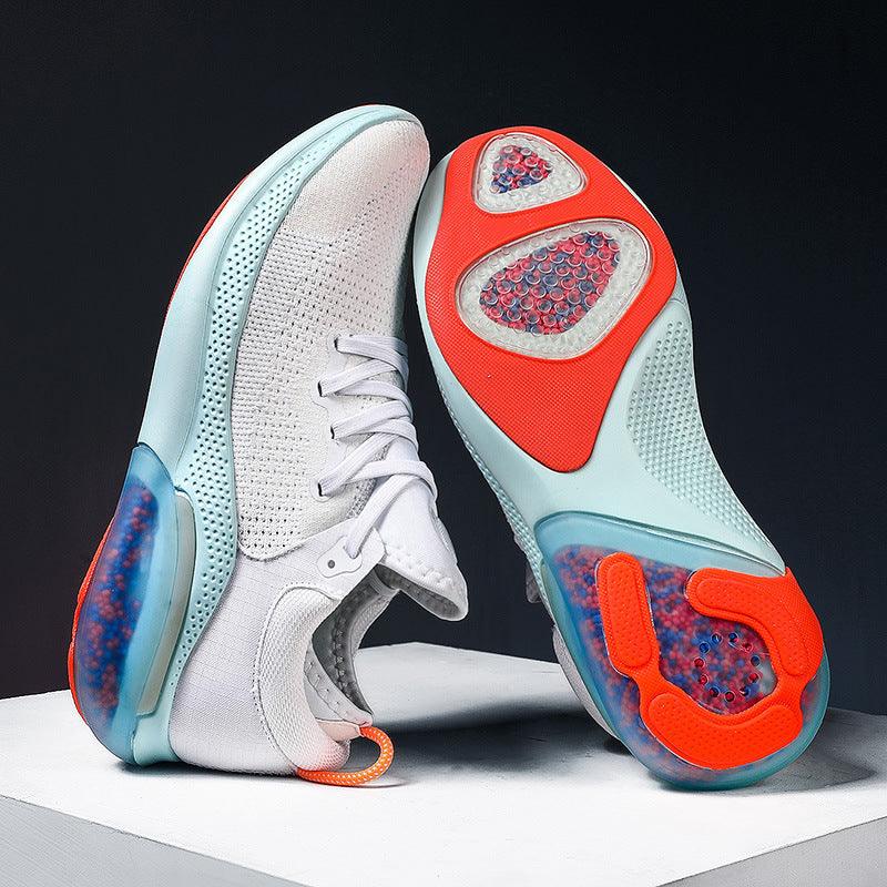 Men's Breathable Sneakers, Black, Grey or White