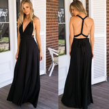 Women Bandage Convertible Boho Maxi Dress - WOMONA.COM