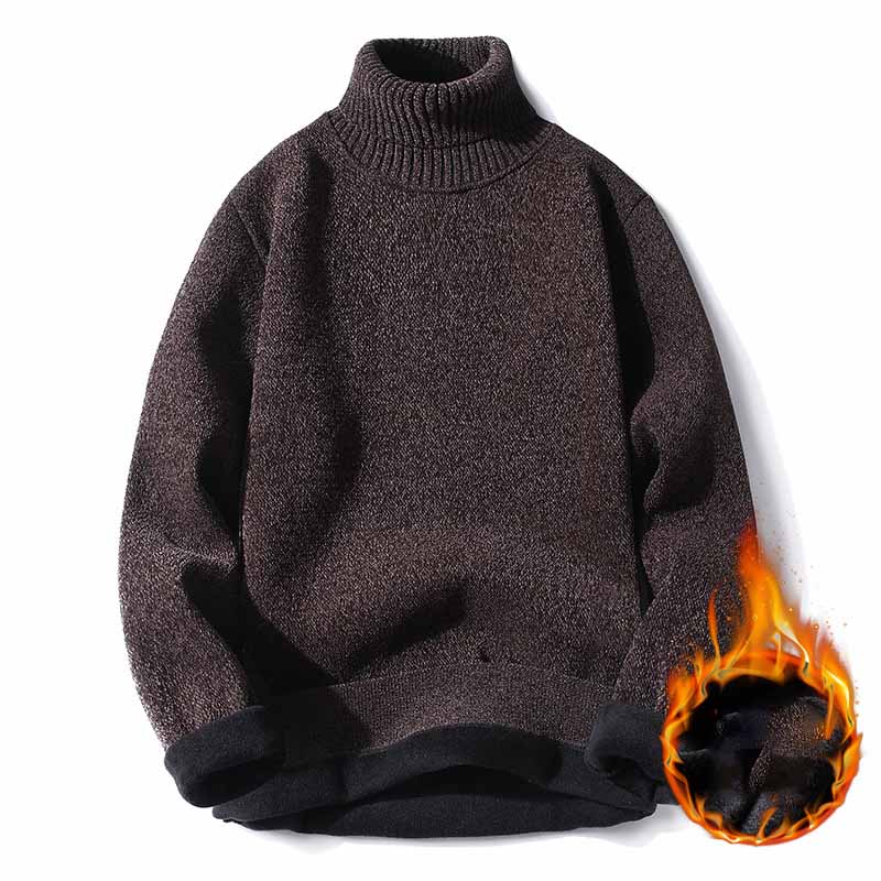 Warm High Neck Sweater - WOMONA.COM