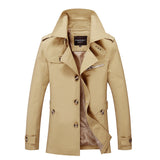 Men's jacket  Trench Coat - WOMONA.COM