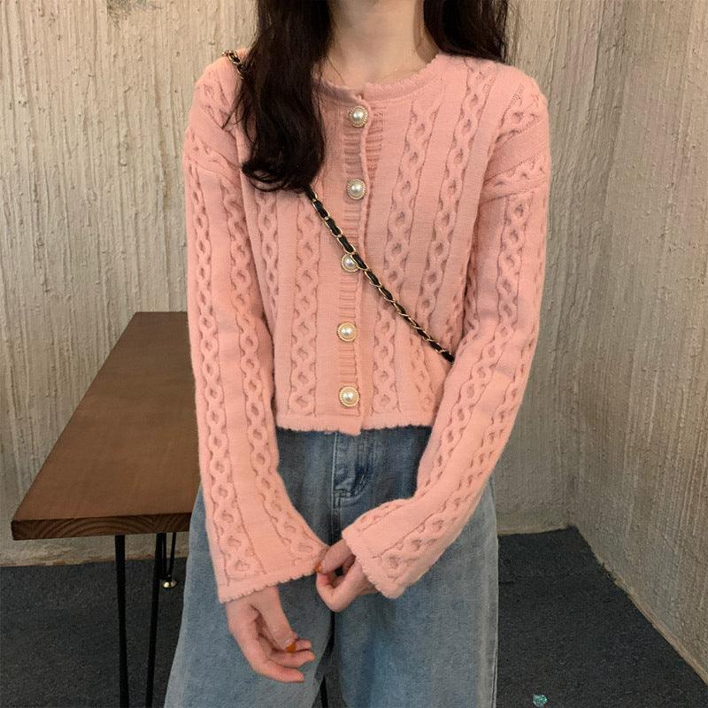 Knit Cardigan Women's Jacket - WOMONA.COM