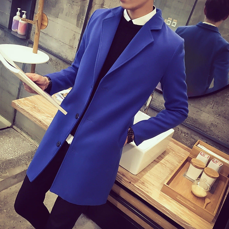 Single-breasted mid-length trench coat - WOMONA.COM