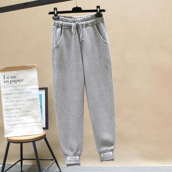 Harem Pants Plus Fleece Trousers - WOMONA.COM