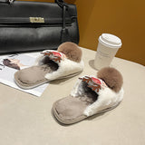 Women's Cute Warm Cartoon Plush Slippers - WOMONA.COM