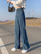 Wide Leg Jeans For Women Bottom Baggy - WOMONA.COM