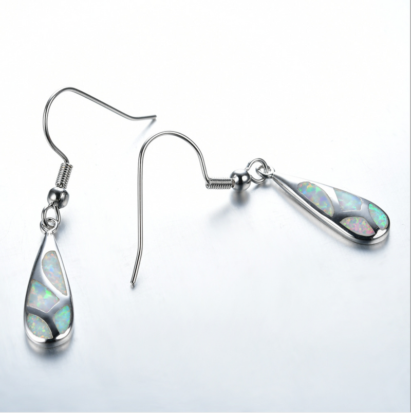 Opal Drop Earrings - WOMONA.COM