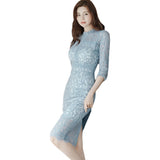 Temperament Slim Hip Dress - WOMONA.COM