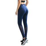 Mesh pants stitching running pants - WOMONA.COM