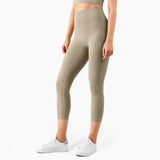 Peach Hips Fitness Cropped Pants - WOMONA.COM