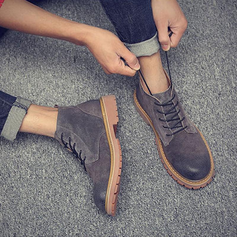 Men Oxford Business Formal Dress Leather Shoes Mers - WOMONA.COM